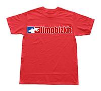 Men's Artist Screw Neck Limp Bizkit T Shirt Red M
