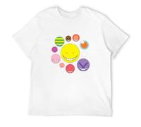 Men's Assassination Classroom Assassination Classroom Korosensei Face Fun Short Sleeve Tee Shirt Basic Men T-Shirts White M