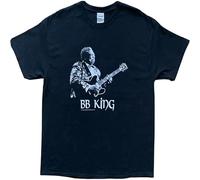Men's B.B. King Vintage Shirt Black Jazz Blues Band Tour Tee Winterland Brockum Black S