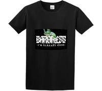 Men's Baroness Gold and Grey I'm Already Gone Tshirt Print Tees Short Sleeve O Neck Manches Courtes(Small)