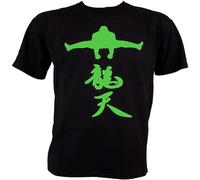 Men's Bas Rutten Jumping Dragon Tee T-Shirt Black XL