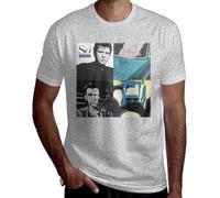 Men's Best of Peter Gabriel Combed Crewneck Short-Sleeve T Shirts Custom Tee Top Manches Courtes(Medium)