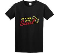 Men's Better Call Saul Logo Short Sleeve O Neck Manches Courtes(3X-Large)