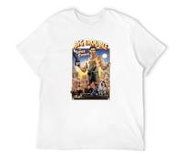 Men's Big Trouble in Little China Kurt Russell Film Movie Retro Vintage T-Shirts White M