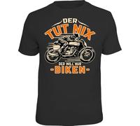 Mens Biker T-Shirt That Does Nothing - Bike Only Motorcycle Bike Men's Gift Shirt-