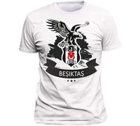 Mens Bjk Besiktas Jk Istanbul Türkiye Fußball Carsi Futbol Graphic Tee Shirt White L