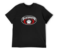 Men's Blackwater Standard Graphic Tee Printed Top S T-Shirts Black 3XL