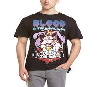 Men's Blood on The Dance Floor Unlucky Cat Loose Short Sleeve Summer Fashion T-Shirts Black XL