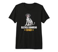 Mens Boys Funny Cool Sunglasses Lover Bluetick Coonhound Dad T-Shirt Haut de Gamme