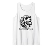 Mens Boys Kids Dog Owner Best Long Haired Dachshund Dad Débardeur