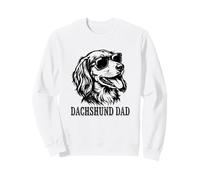 Mens Boys Kids Dog Owner Best Long Haired Dachshund Dad Sweatshirt