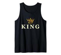 Men's Boys World King Graphic Design Tee Shirts, I'm A King Débardeur
