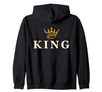Men's Boys World King Graphic Design Tee Shirts, I'm A King Sweat à Capuche