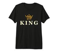 Men's Boys World King Graphic Design Tee Shirts, I'm A King T-Shirt Haut de Gamme