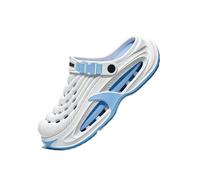 Men's Breathable and Comfortable Summer Clogs, Lightweight Non Slip Casual Shoes for Outdoor Daily Wear (Blue,38)