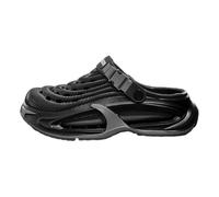 Men's Breathable and Comfortable Summer Clogs, Retro Style Platform Sneakers, Non-Slip Lightweight & Breathable Casual Walking Footwear (Black,Size:44/45)