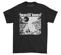 Men's Broken Bones Decapitated Tee T-Shirt Medium Black