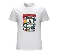 Men's BROKENCYDE Panda Bear Scene Kids Emo Crunkcore Band T-Shirt- White M