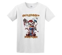 Men's Bruce Dickinson The Birth of The Accident 1997 Jester Album Cover Cotton T Shirt White M