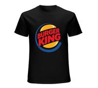 Men's Burger King T-Shirt Black XL