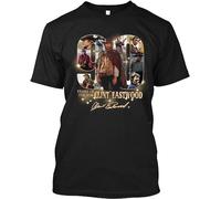Men's C.L.I.N.T E.A.S.T.W.O.O.D 90 Years of 1930 2020 Signature T Shirt Gift Tee for Men Women Black XXL