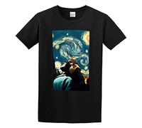 Men's Call Me by Your Name Starry Night Cotton T Shirt Black S