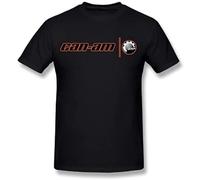 Men's Can Am Logo Fashion T-Shirt Black XXL