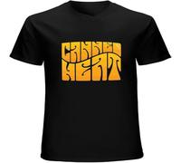 Men's Canned Heat T Shirt Casual Retro Comfortable Vintage Gift Tees Black L
