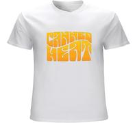 Men's Canned Heat T Shirt Casual Retro Comfortable Vintage Gift Tees Short Sleeve Tops White 3XL
