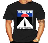 Men's Cannonball Baker Sea to Shining Sea T Shirt Cannonball Sea Shining Baker Run America Unisex 100% Cotton Short-Sleeve T-Shirts Black XL