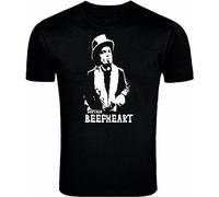 Men's Captain Beefheart T-Shirt - Avant-Garde Rock Icon, Retro, 60'S, 70 Black XL