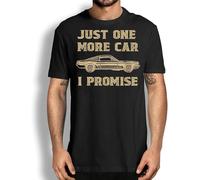 Men's Car Lovers T-Shirt Just One More Car I Promise Shirt Car Lovers Gift Tee Manches Courtes(3X-Large)