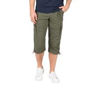 Men's Cargo Bermuda Shorts with Belt and Multiple Pockets