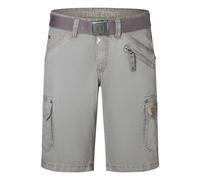 Men's Cargo Denim Shorts with Belt and Durable Fabric by Timezone