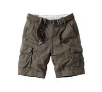 Men's Cargo Loose Fit Athletic Sport Shorts-Deep Army Green-32