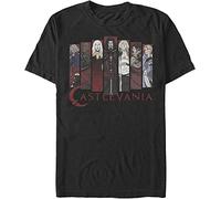 Men's Castlevania Men's Full Character Panels T-Shirt Black S