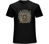 Men's Casual Shirt Enter Shikari T Shirt Electronic Rock Indie Band Carefully Designed, Every Design is Just Right Black Manches Courtes(3X-Large)
