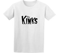 Men's Casual Shirt Kinks 6 Custom Retro Style O Neck Tee White XL