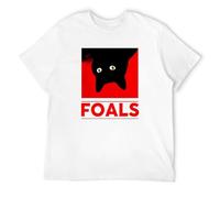 Men's Cat Foals Tour for Man and Women Tops Tee Tee Shirt Design T-Shirts White S
