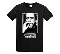 Men's Charles Bukowski Quotes - Find What You Love Cotton T Shirt Black XXL