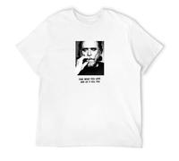 Men's Charles Bukowski Quotes Find What You Love T-Shirts White L