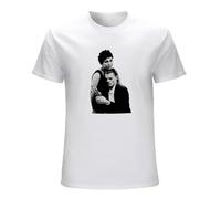 Men's Chet Baker Graphic Print Cool Jazz Mic Retro Band Tees 4 A 017 Short Sleeve Mens Formal Shirts T-Shirts White XL