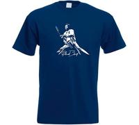 Men's Chuck Berry T Shirt Rock N Roll Johnny B Goode Maybellene Nadine Navy L