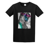 Men's Cicciolina B: Celebrity Star One in The City Casual T Shirt Print Tops Black L