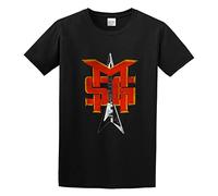 Men's Classic Tshirt Michael Schenker Group Logo Band Retro Black Cotton Tee Size XX-Large
