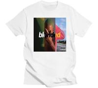 Mens Clothing Frank Oceans Blonde Ambition T Shirt White Manches Courtes(Small)
