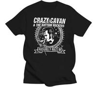 Mens Clothing Popular Crazy Cavan Concer Mens T Shirt Black L