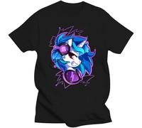 Mens Clothing Shock Wave T Shirt Vinyl Scratch MLP Fim MLP Xnightmelody Night Ferocity Leggings MLP Poster DJ Pon3 Black