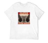 Men's Clutch Psychic Warfare Stoner Alternative Metal Monster Magnet T-Shirts White S