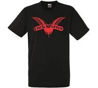 Men's Cock Sparrer Logo T-Shirt Shirt Heavy Metal Tee Black XL